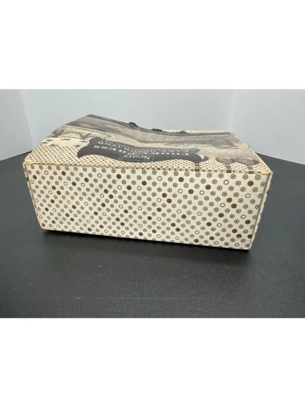 Vintage 1950s Sears Cooky Press Cake Decorator Set Copper Aluminum Boxed